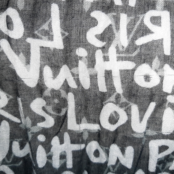 LOUIS VUITTON Stephen Sprouse Scharpes Graffiti Stole/Shawl Scarf - Picture 7 of 8